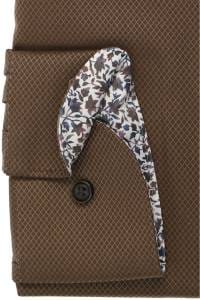 OLYMP Level Five Body Fit Hemd braun, Faux-uni