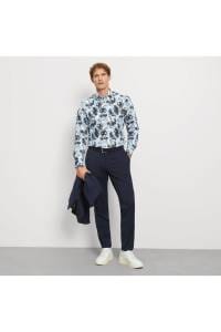 OLYMP Level Five Body Fit Hemd bleu, Bedruckt