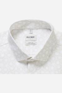 OLYMP Level Five Performance Climate Control Body Fit Hemd natur, Bedruckt