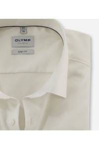 OLYMP Level Five Body Fit Hemd hellbeige, Einfarbig