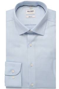 OLYMP Level Five Body Fit Hemd bleu, Faux-uni