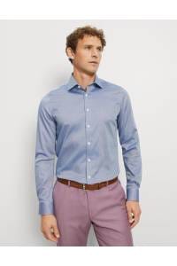 OLYMP Level Five Body Fit Hemd royal, Faux-uni