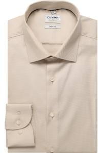 OLYMP Level Five Body Fit Hemd beige, Faux-uni