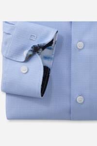 OLYMP Level Five Body Fit Hemd bleu, Faux-uni