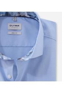 OLYMP Level Five Body Fit Hemd bleu, Faux-uni