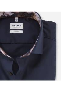 OLYMP Level Five Body Fit Hemd marine, Faux-uni