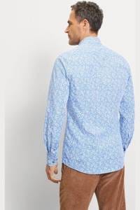 OLYMP Level Five Body Fit Hemd blau, Bedruckt