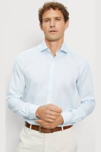 OLYMP Level Five Body Fit Hemd bleu, Gestreift