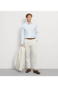 OLYMP Level Five Body Fit Hemd bleu, Gestreift