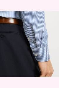 OLYMP Level Five Body Fit Hemd royal, Gestreift