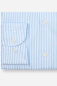 OLYMP Level Five Body Fit Hemd bleu, Gestreift