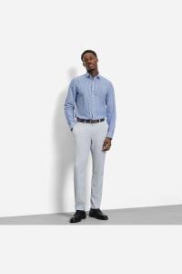 OLYMP Level Five Body Fit Hemd blau, Gestreift