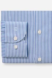 OLYMP Level Five Body Fit Hemd blau, Gestreift