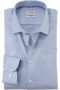 OLYMP Level Five Body Fit Hemd bleu, Faux-uni