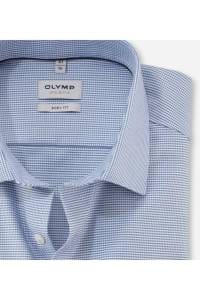 OLYMP Level Five Body Fit Hemd bleu, Faux-uni