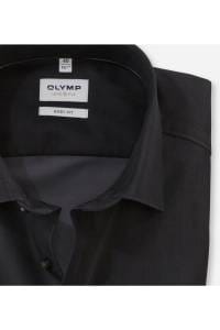 OLYMP Level Five Body Fit Hemd graphit, Einfarbig
