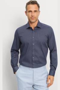 OLYMP Level Five Body Fit Hemd nachtblau, Faux-uni