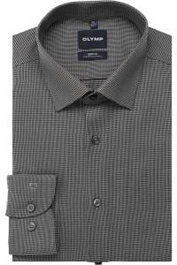 OLYMP Level Five Performance Climate Control Body Fit Hemd silbergrau, Faux-uni