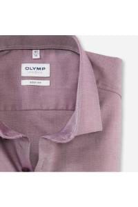 OLYMP Level Five Body Fit Hemd chianti, Einfarbig
