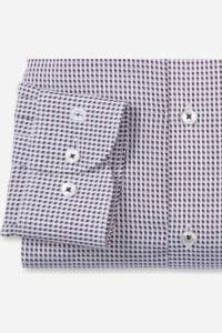 OLYMP Level Five Body Fit Hemd rotbraun, Faux-uni