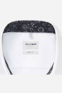 OLYMP Level Five Body Fit Hemd weiss, Einfarbig