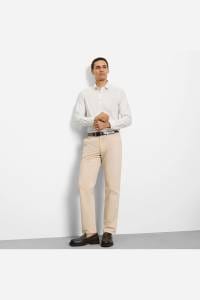 OLYMP Level Five Body Fit Hemd hellbeige, Faux-uni