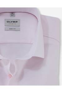 OLYMP Level Five Body Fit Hemd rose, Faux-uni