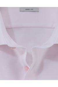 OLYMP Level Five Body Fit Hemd rose, Faux-uni