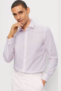 OLYMP Level Five Body Fit Hemd rose, Faux-uni