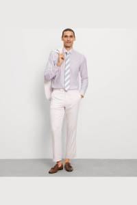 OLYMP Level Five Body Fit Hemd rose, Faux-uni