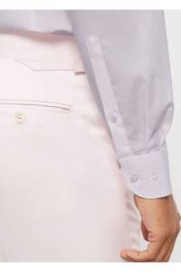 OLYMP Level Five Body Fit Hemd rose, Faux-uni