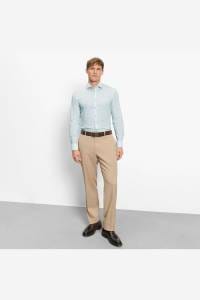 OLYMP Level Five Body Fit Hemd hellgrün, Faux-uni