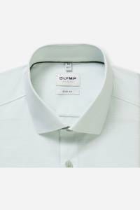 OLYMP Level Five Body Fit Hemd hellgrün, Faux-uni