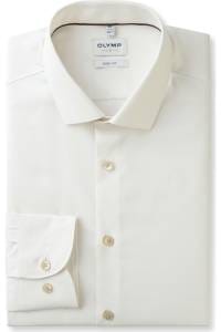 OLYMP Level Five Body Fit Hemd hellbeige, Faux-uni
