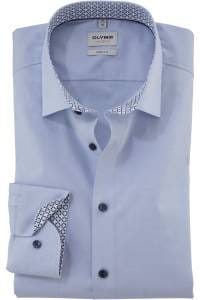 OLYMP Level Five Body Fit Hemd hellblau, Einfarbig