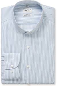OLYMP Level Five Body Fit Hemd blau, Gestreift