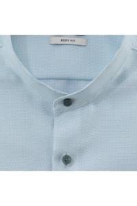 OLYMP Level Five Body Fit Hemd grün, Faux-uni
