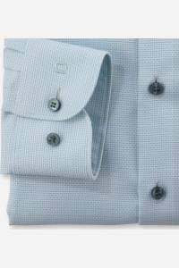 OLYMP Level Five Body Fit Hemd grün, Faux-uni