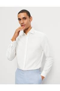 OLYMP Level Five Body Fit Galahemd hellbeige, Einfarbig