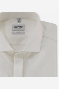 OLYMP Level Five Body Fit Galahemd hellbeige, Einfarbig