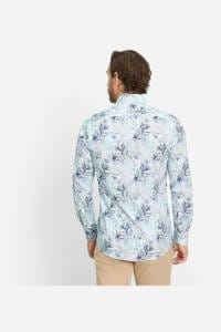 OLYMP Level Five Body Fit Hemd bleu, Bedruckt