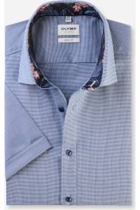 OLYMP Level Five Body Fit Hemd marine, Faux-uni