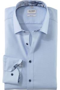 OLYMP Level Five Body Fit Hemd bleu, Faux-uni