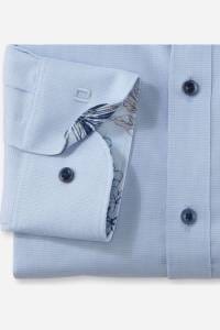OLYMP Level Five Body Fit Hemd bleu, Faux-uni