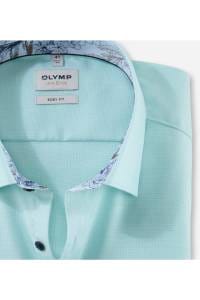OLYMP Level Five Body Fit Hemd mint, Faux-uni