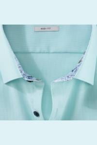 OLYMP Level Five Body Fit Hemd mint, Faux-uni