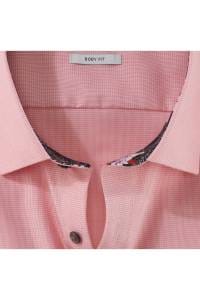OLYMP Level Five Body Fit Hemd koralle, Faux-uni