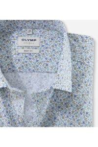 OLYMP Level Five Body Fit Hemd mint, Bedruckt