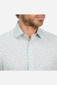 OLYMP Level Five Body Fit Hemd mint, Bedruckt