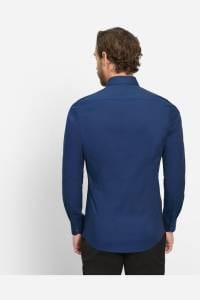 OLYMP Level Five Body Fit Hemd marine, Faux-uni
